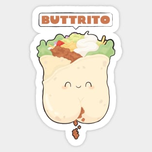 BUTTrito Sticker